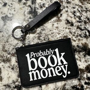 Book Money Card Wallet Wristlet